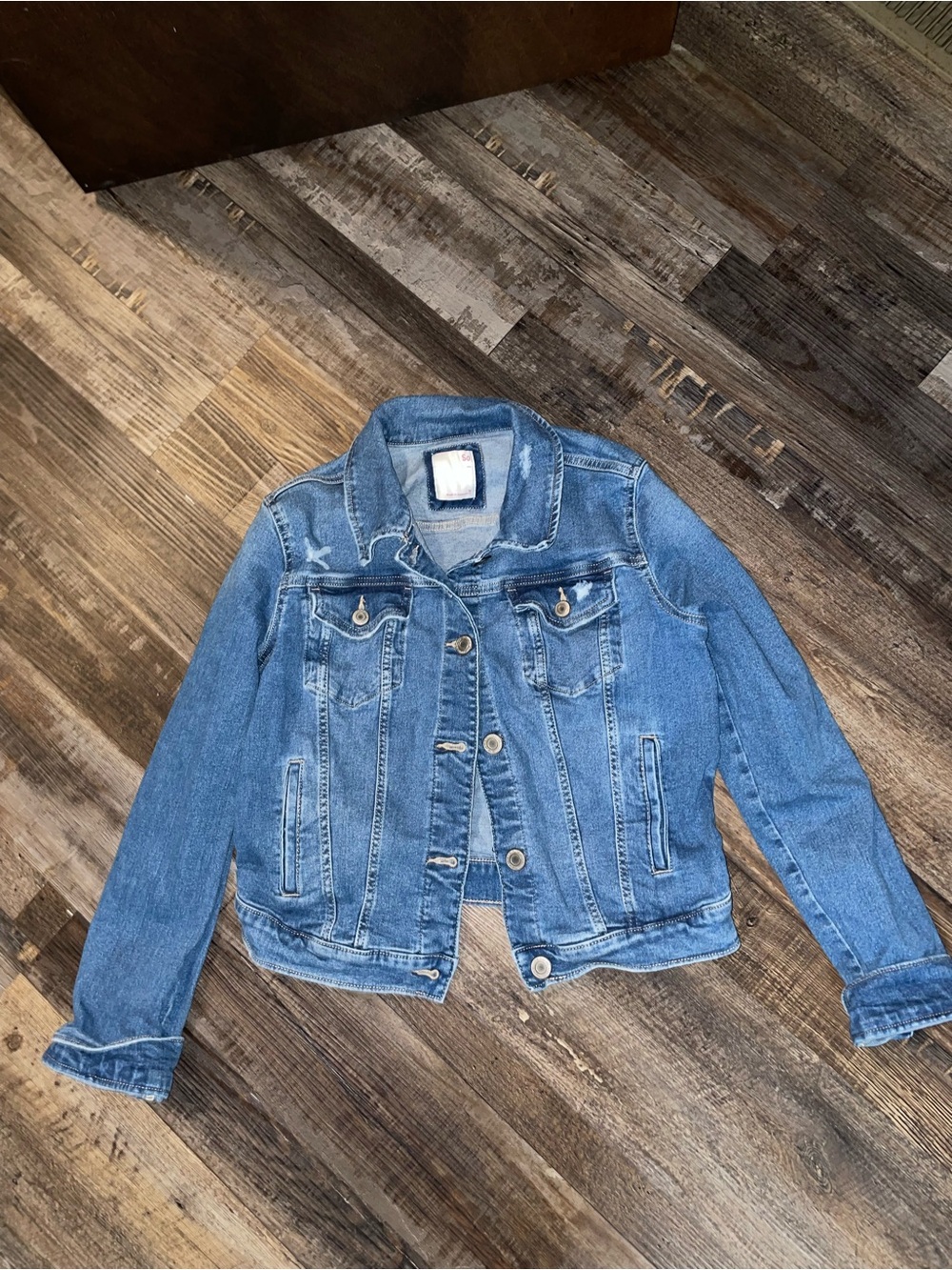 SO Kids Light Blue Denim Jacket with Button Front